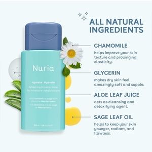 Nuria Refreshing Micellar water with Chamomile and Sage
